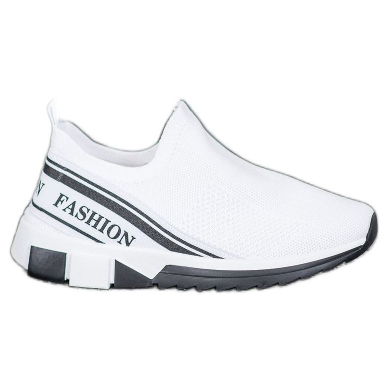 SHELOVET Avoin Slipony -muoti valkoinen