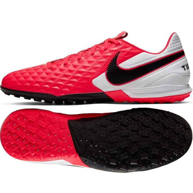 Nike Tiempo Legend 8 Pro Tf M AT6136-606 jalkapallokengät punainen monivärinen