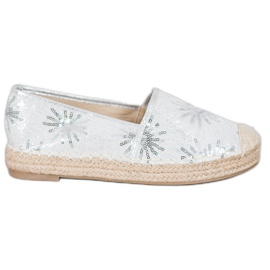Best Shoes Paljetit Espadrilles harmaa