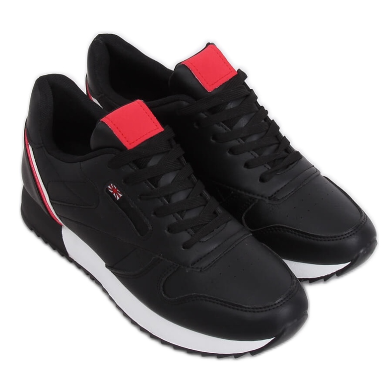 Naisten mustat urheilukengät BK938 Musta