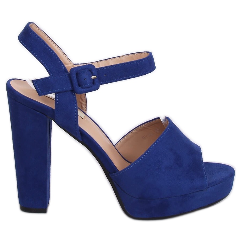 Korkeakorkoiset sandaalit 9R16 Blue laivastonsininen monivärinen