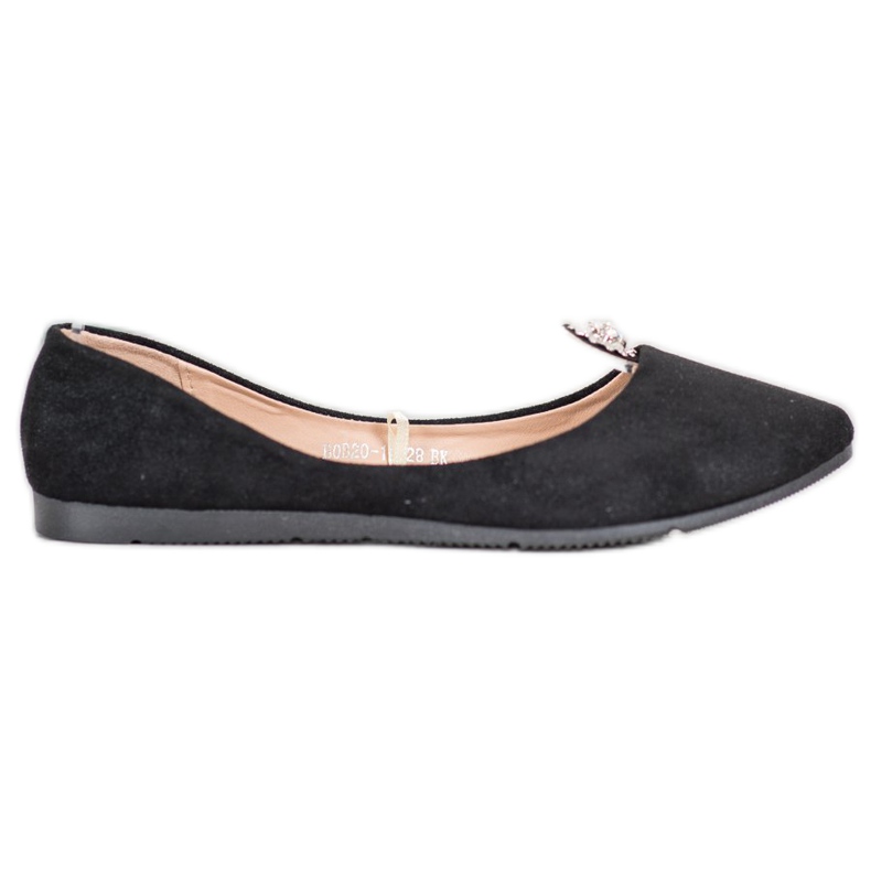 Mustat ballerinat VINCEZA -koristeella