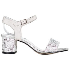 Goodin Mukavat sandaalit matalalla pylväällä harmaa