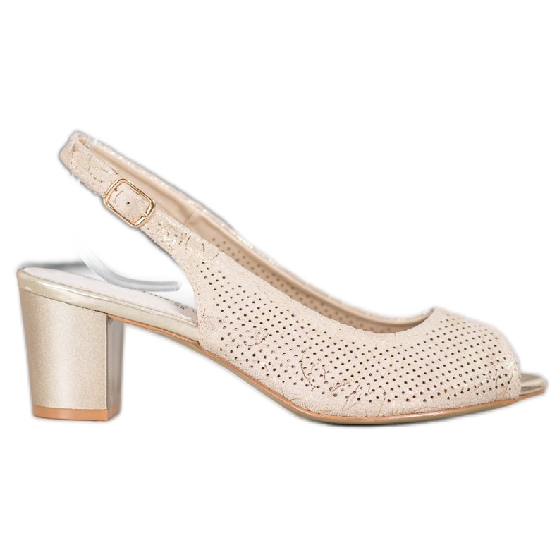 Goodin Avoimet korkokengät keltainen