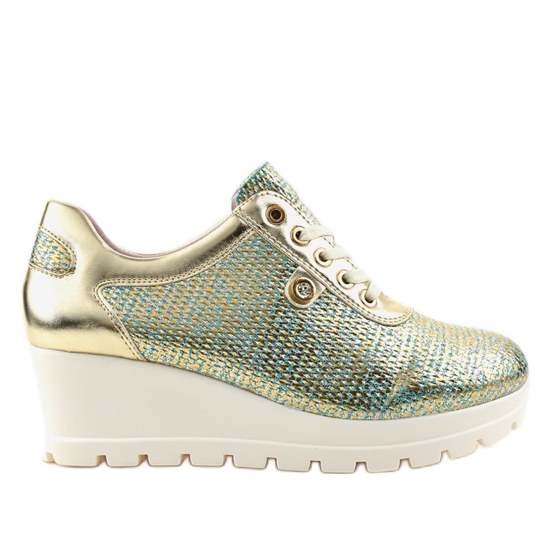 Golden Trendy Wedge Tennarit JFL663-5 kultainen