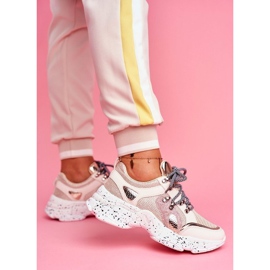 SEA Naisten beige urheilukengät 3189