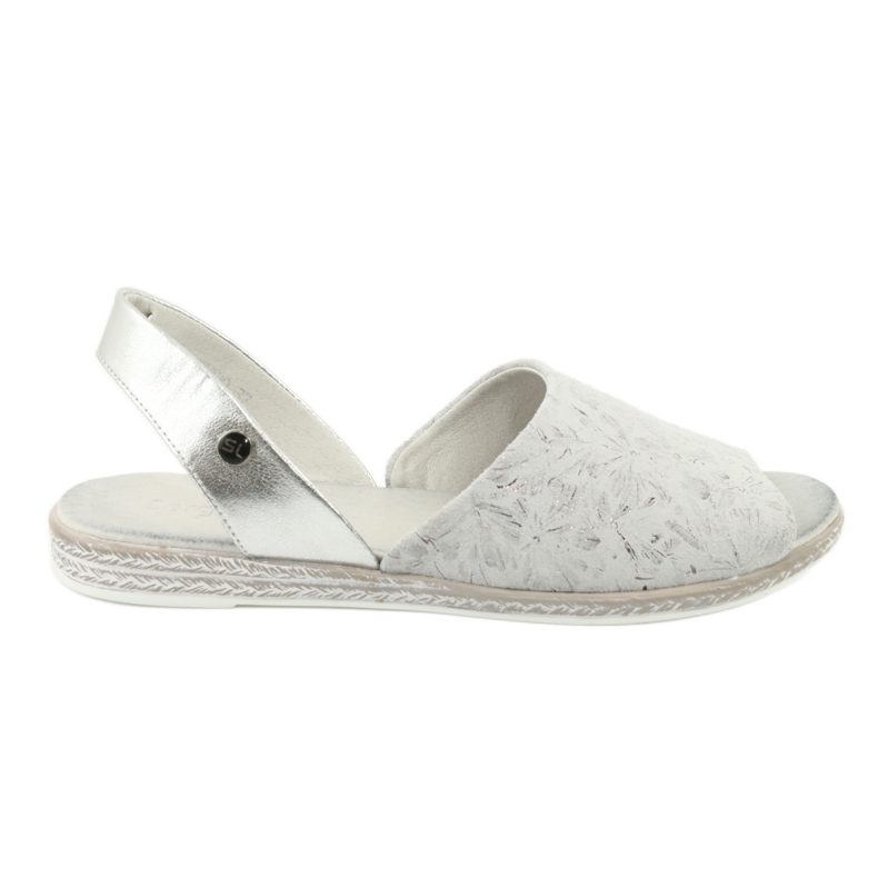 Naisten sandaalit harmaa / hopea Sergio Leone SK030