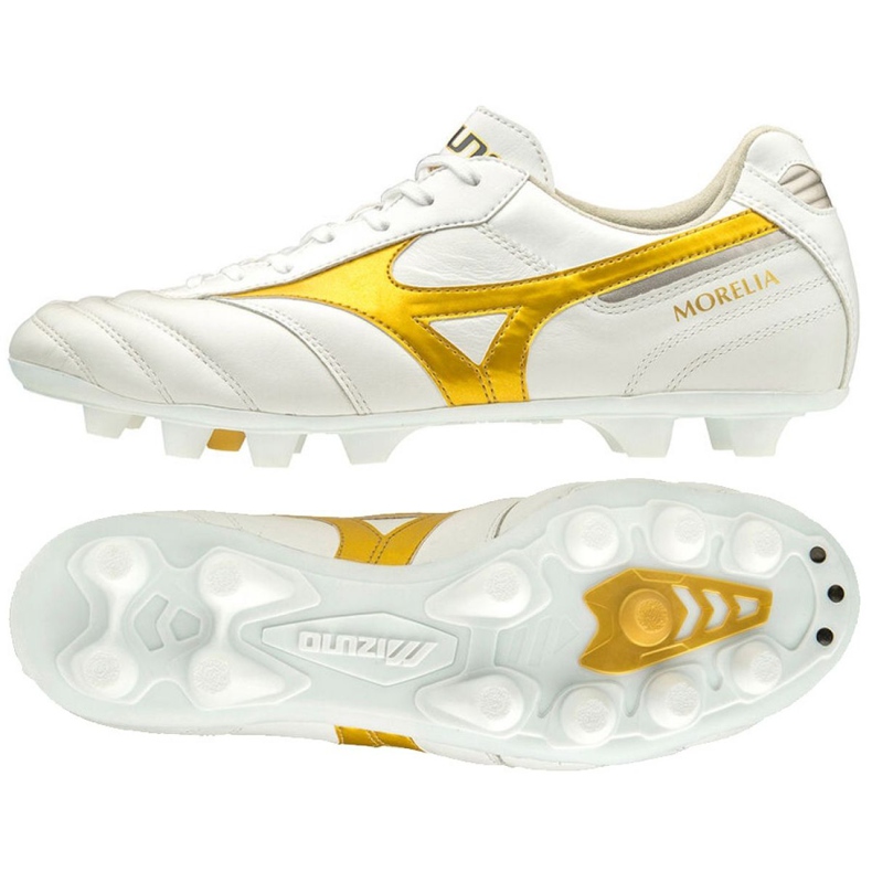 Mizuno Morelia Ii Elite M P1GA200350 jalkapallokengät monivärinen valkoinen