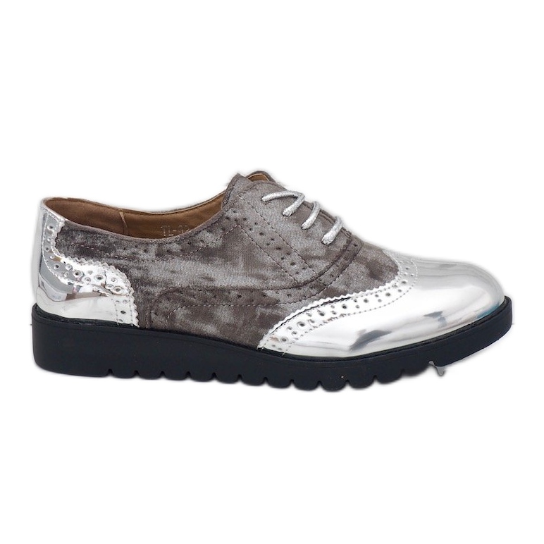 Punaiset mokkanahkaiset kengät TL-62 harmaa