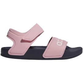 Adidas Adilette Sandal K Jr G26876 sandaalit vaaleanpunainen