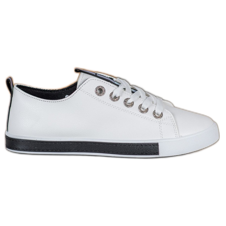 SHELOVET Tyylikkäät lenkkarit Eco -nahalla valkoinen