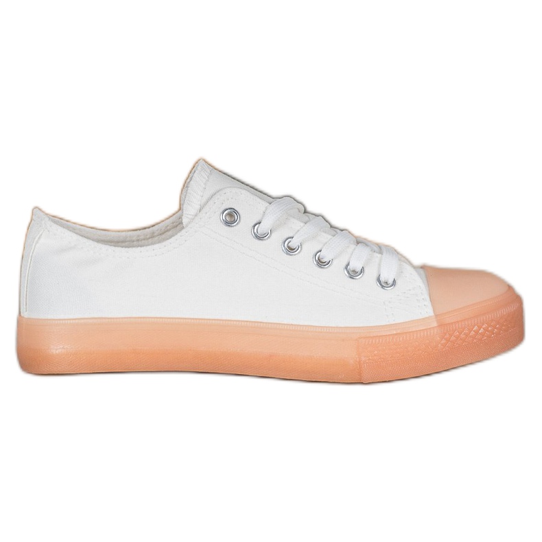 SHELOVET Lenkkarit värikkäällä pohjalla valkoinen