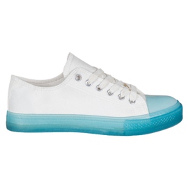 SHELOVET Lenkkarit värikkäällä pohjalla valkoinen