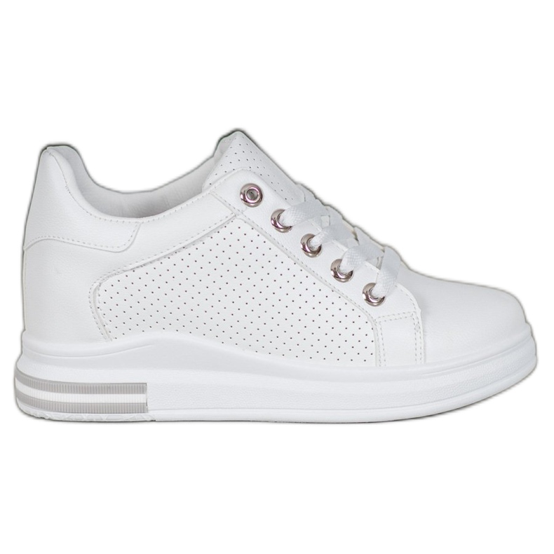 SHELOVET Avoimet kengät, joissa piilotettu kiila valkoinen