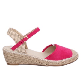 Espadrillit fuksiakiiloissa LLI-3M85 Fuchsia vaaleanpunainen