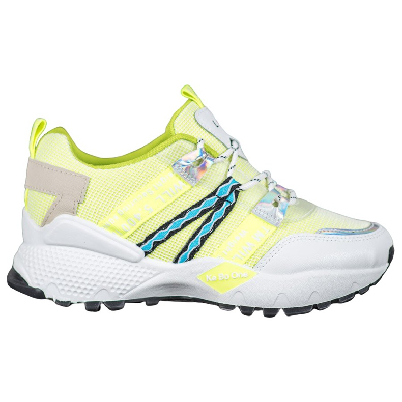 Bona Love Mesh Tennarit valkoinen monivärinen vihreä