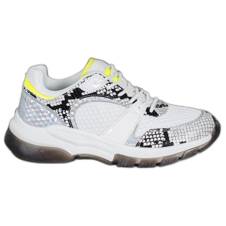 Kylie Mukavat Snake Print Tennarit valkoinen monivärinen