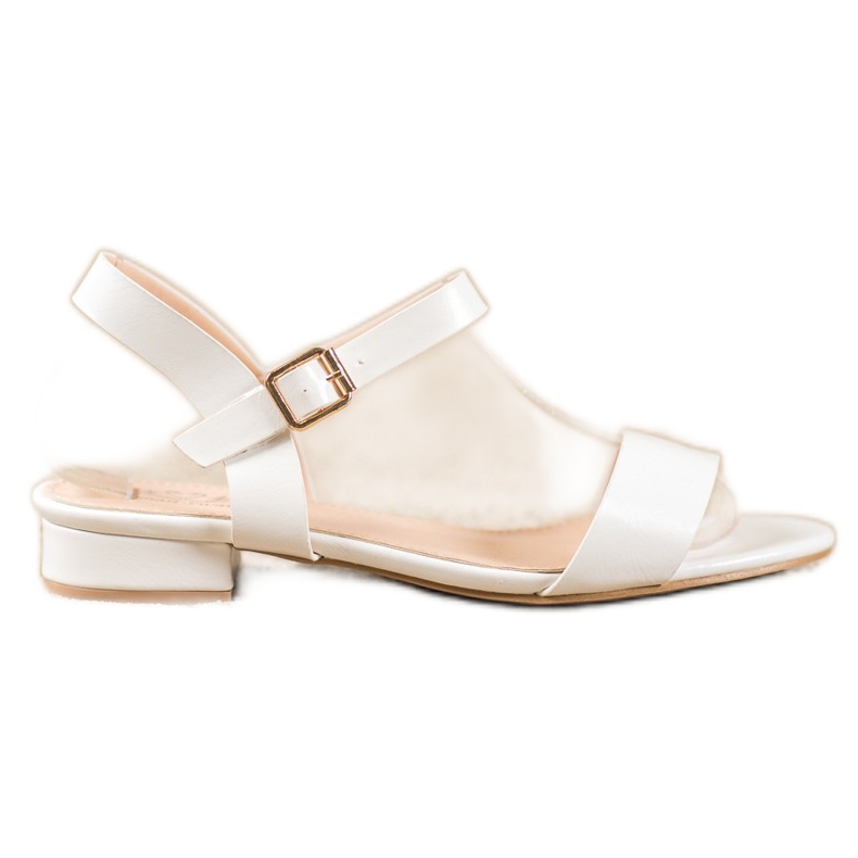 Small Swan Matalakorkoiset sandaalit valkoinen