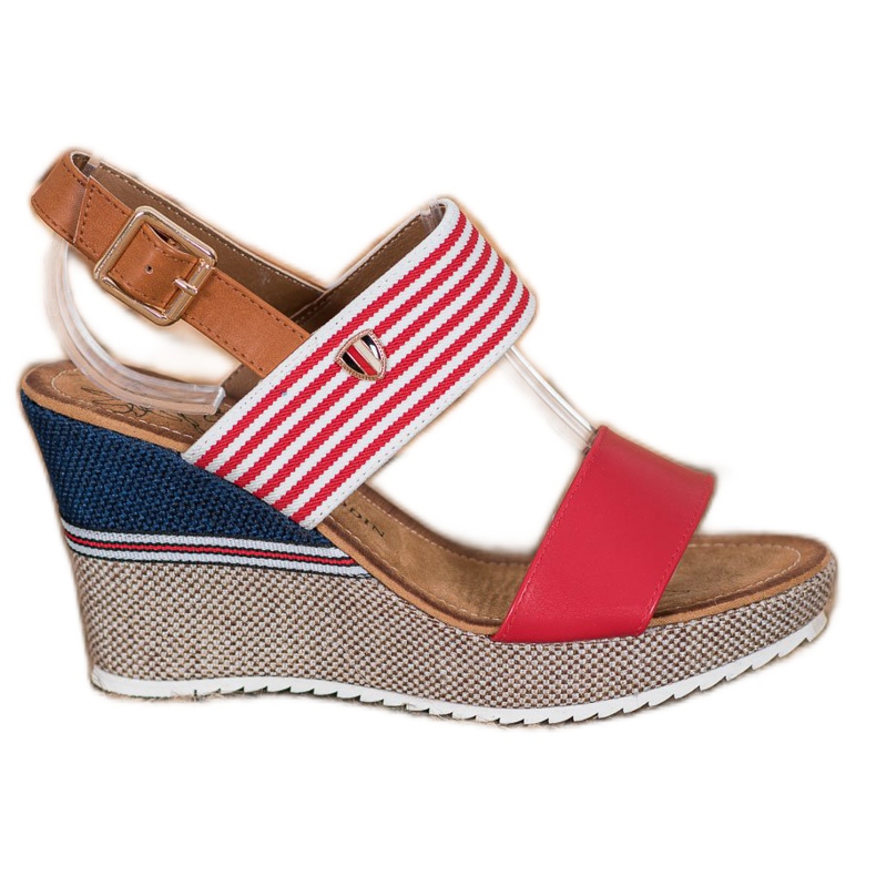 Goodin Wedge sandaalit punainen Goodin Wedge sandaalit punainen