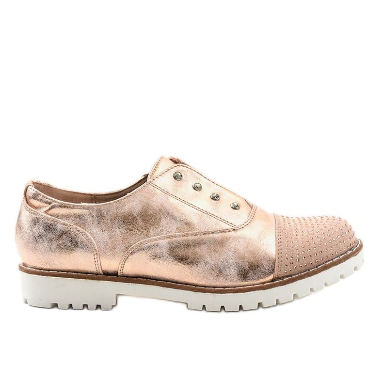 Kullanväriset liukukengät GF-FD9-nastoilla kultainen