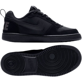 Nike Court Borough Low Gs 839985001 musta