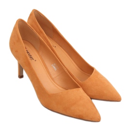 Epäsymmetriset pumput kameli AF05P Camel ruskea