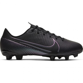Nike Mercurial Vapor 13 Academy FG / MG Jr AT8123 010 jalkapallokengät harmaa musta