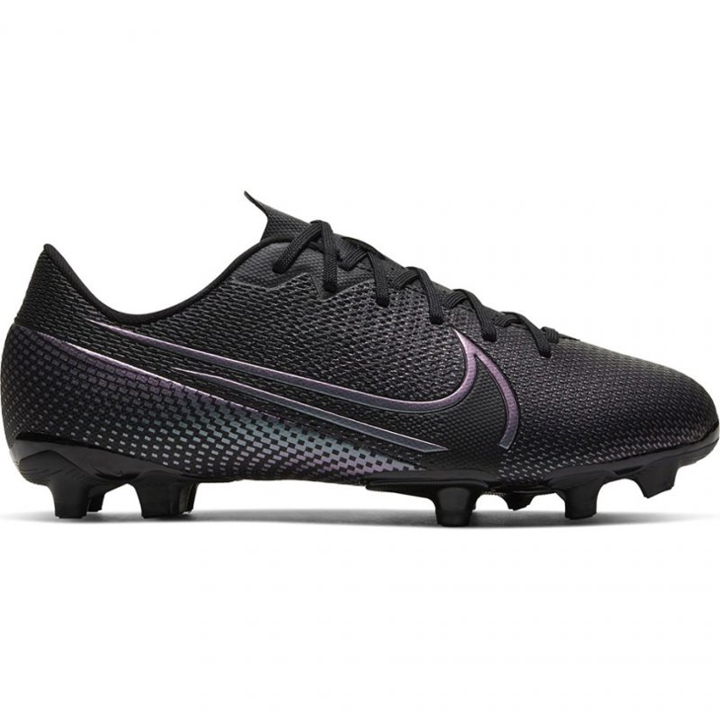 Nike Mercurial Vapor 13 Academy FG / MG Jr AT8123 010 jalkapallokengät harmaa musta