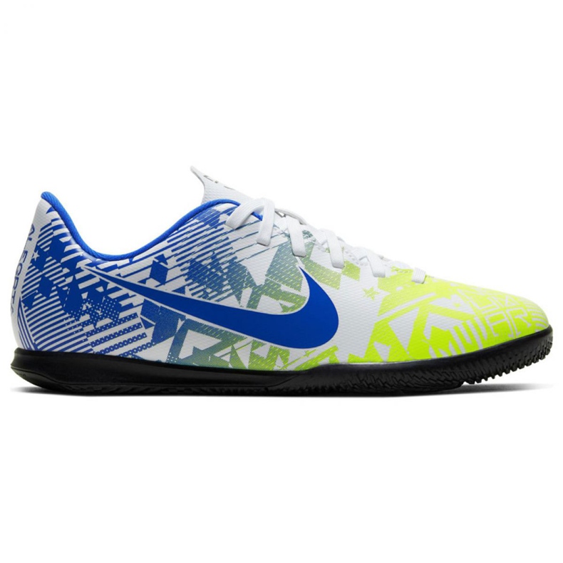 Nike Mercurial Vapor 13 Club Njr Ic Jr CV9352104 jalkapallokengät valkoinen, sininen monivärinen