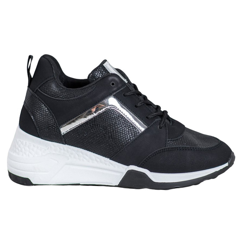 SHELOVET Wedge Tennarit musta