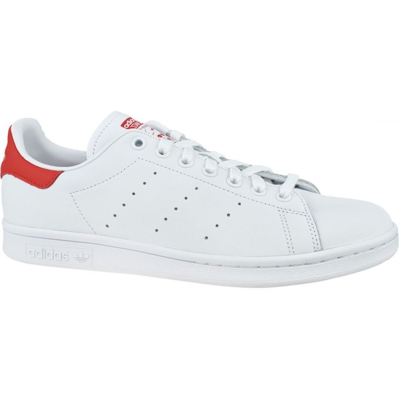 Adidas Stan Smith M EF4334 kengät valkoinen punainen