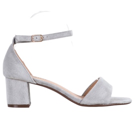 Seastar Mukavat korkokengät sandaalit harmaa