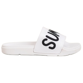 SHELOVET Kumiset tossut valkoinen