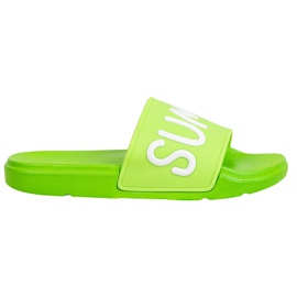 SHELOVET Kumiset tossut vihreä