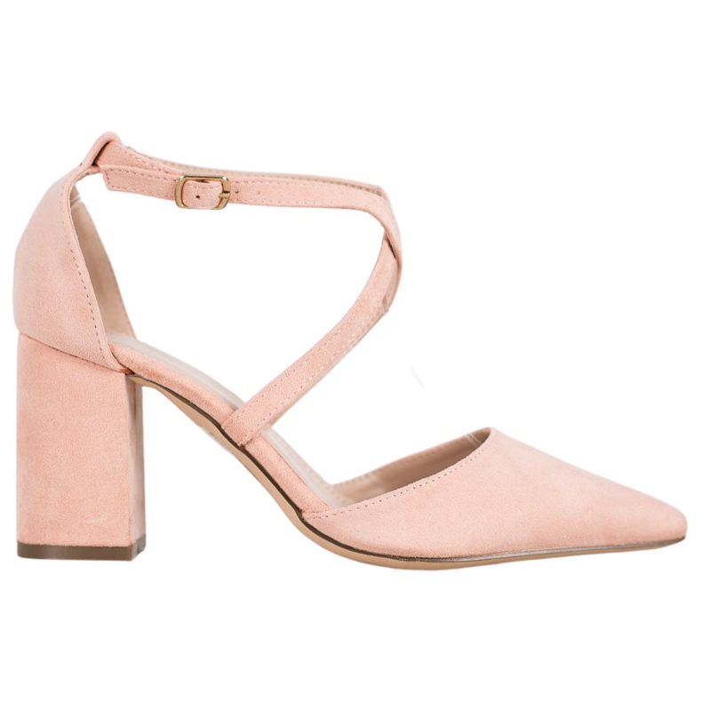 Diamantique Pumput pylväässä monivärinen vaaleanpunainen