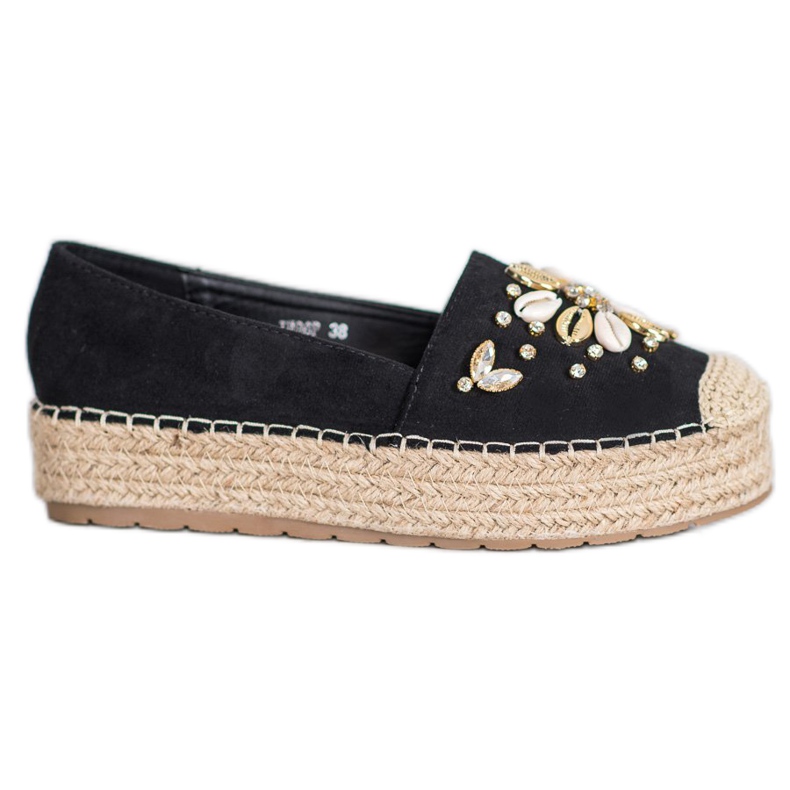 Seastar Espadrillit koristeilla musta