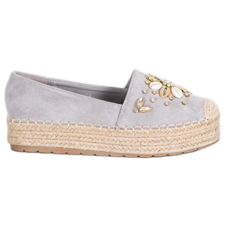 Seastar Espadrillit koristeilla harmaa