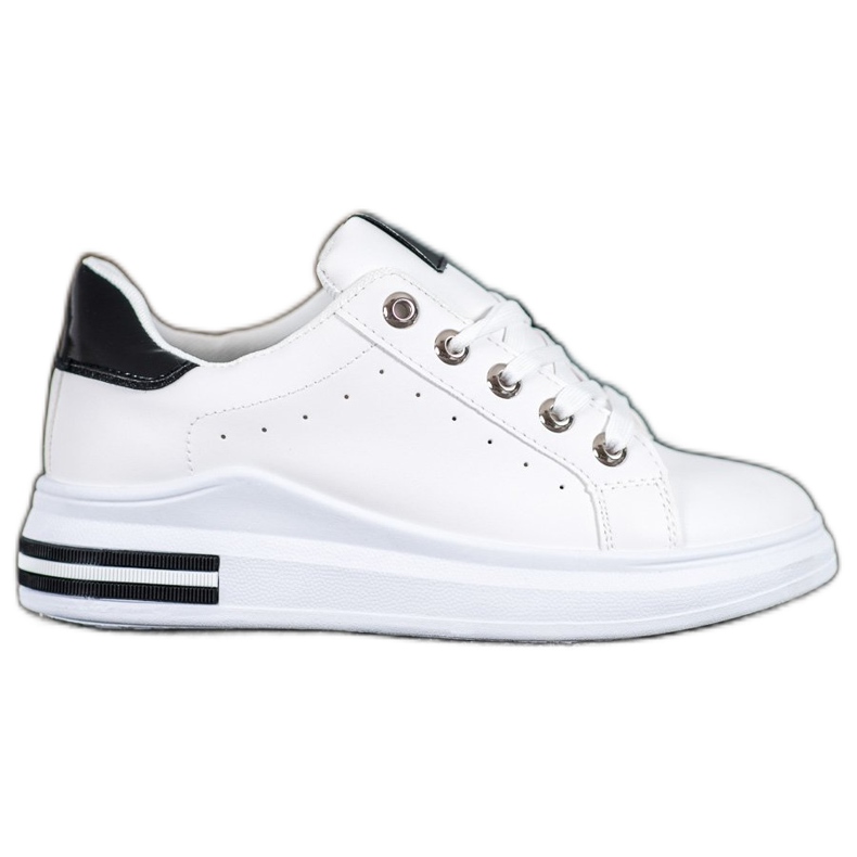 SHELOVET Muodikkaat urheilukengät valkoinen