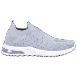 Diamantique Harmaat Slip-On-kengät