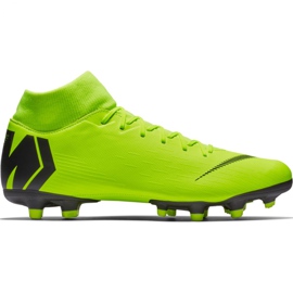 Nike Mercurial Superfly 6 Academy FG / MG M AH7362 701 jalkapallokengät tummansininen vihreä