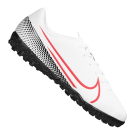 Nike Vapor 13 Academy Tf Jr AT8145-160 jalkapallokengät valkoinen monivärinen