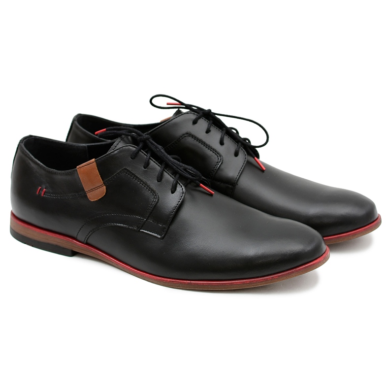Bednarek Polish Shoes Miesten Brogues Bednarek Elegant Nahka Musta Nikolas