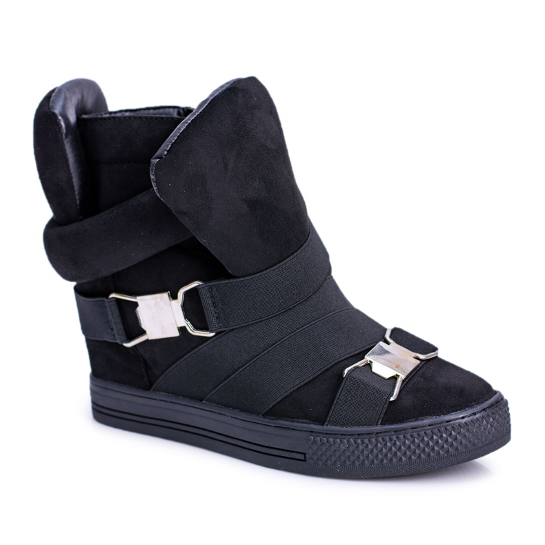 Naisten Lenkkarit Lu Boo Joustavat nauhat Musta Pumpes