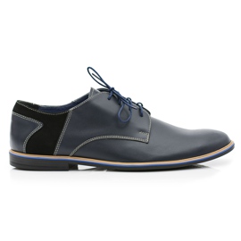 Bednarek Polish Shoes Miesten Brogues Bednarek Elegant Nahka Navy Blue Biagio tummansininen
