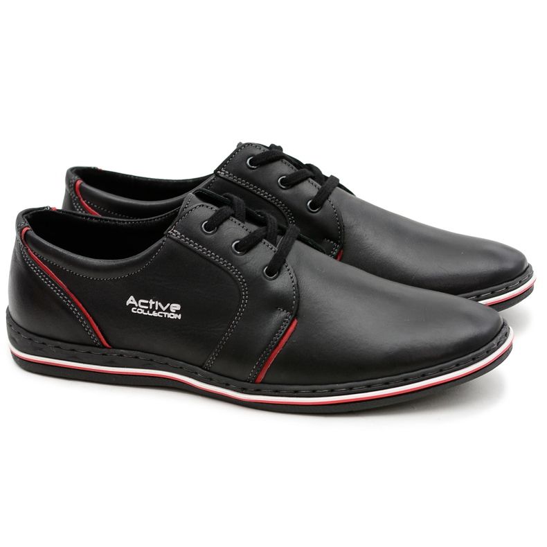 Joker Markon mustat nahkaiset miesten kengät