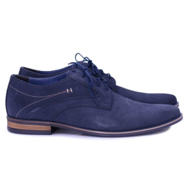 Bednarek Polish Shoes Miesten Brogues Bednarek Elegant Nahka Mokkanahka Navy Blue Eligio tummansininen