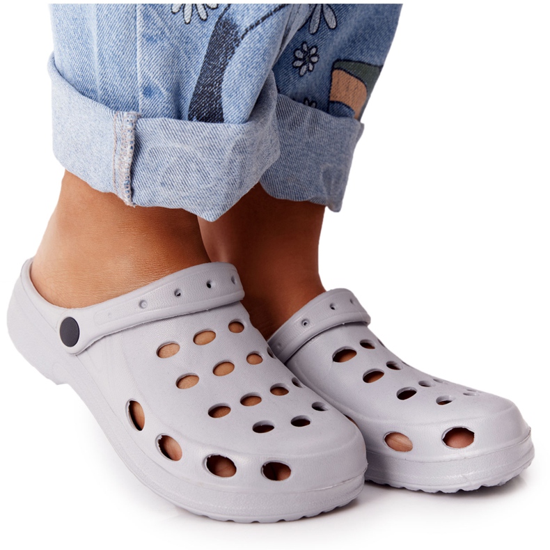 Flameshoes Naisten harmaat vaahtomuovi Eva-tossut