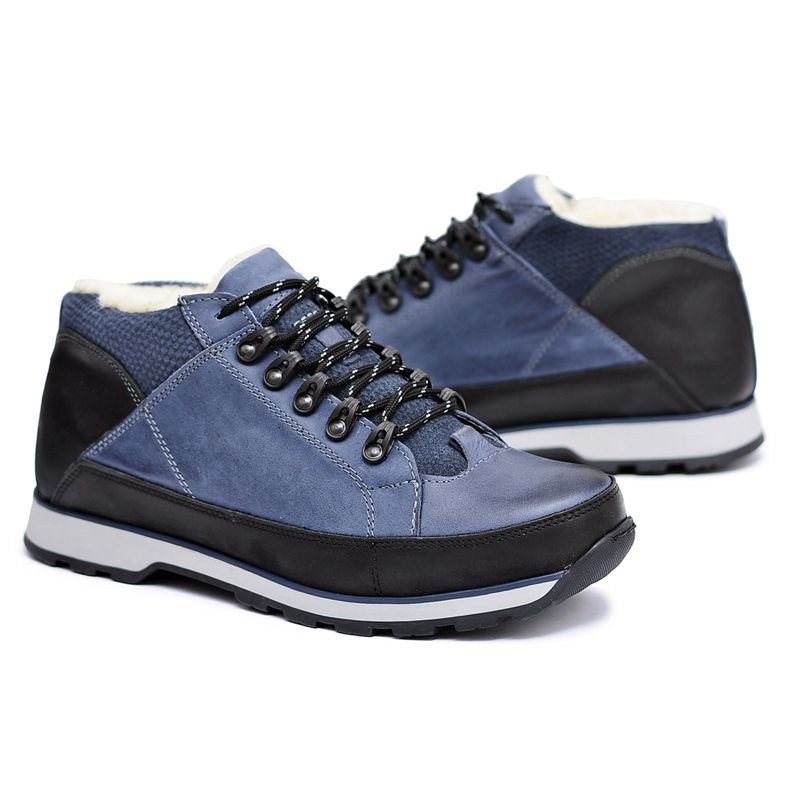 KOMODO Miesten lämpimät laivaston saappaat Trafer laivastonsininen