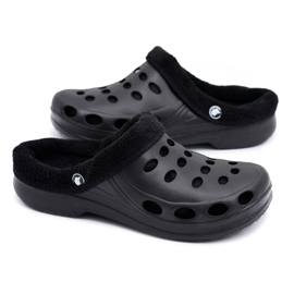 Flameshoes Naisten tossut Lämmin musta Kroks Eva