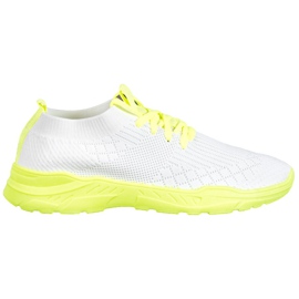 Seastar Kevyet urheilukengät valkoinen keltainen